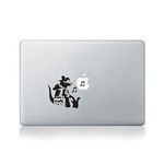 Banksy Rat Hip Hop Head Vinyl Macbook Decal / Laptop Decal - Fits Macbook Air (11-inch and 13-inch), Macbook Pro (13-inch and 15-inch), Macbook Pro Retina (13-inch and 15-inch) and Macbook Retina (12-inch)