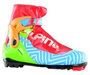 Alpina A Combi Action Series Cross-Country Nordic Ski Boots, Blue Multi, 38