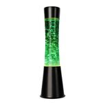 zhrisezlava 16IN Green Glitter Lamp, Big Glitter Flow in Liquid Relaxing Motion Light, Home Decor Calming and Entertaining Lamp, Amazing Gifts for Adults & Kids (Glitter in Green Water)