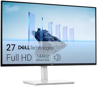 Dell 27 Plus Monitor - S2725HSM - 27-inch FHD (1920x1080) 144Hz 1ms Display, 2 x 3W Speakers, HDMI Connectivity, Height/Tilt/Pivot/Swivel Adjustability, AMD FreeSync - Ash White