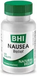 BHI Nausea Natural Relief 7 Multi-Symptom Homeopathic Active Ingredients Help Relieve Nausea, Vomiting, Bloating & Indigestion Non-Drowsy Remedy Soothes Discomfort for Women & Men - 100 Tablets