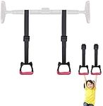 Gymnastics Rings for Kids Bars, Exercise Hanging Rings with Straps Professional Fitness Rings Pull Up Rings Children Trapeze Bar Pull Up Gym Rings Kids Home Exercise Rings, Non-Slip Load-bearing 200KG