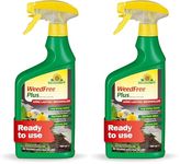 Neudorff WeedFree Plus RTU Weed Killer Spray, 750 ml, Glyphosate Free Spray, Weed Remover, Animal Fiendly, Herbicide (Pack of 2)