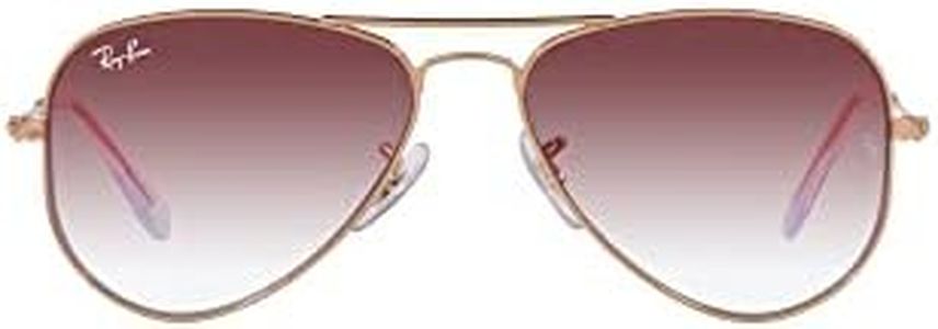 Ray-Ban AVIATOR JUNIOR RJ 9506S Rose Gold/Violet Shaded 52/14/125 unisex Sunglasses