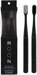 MOON Soft Bristle Toothbrushes, Whi