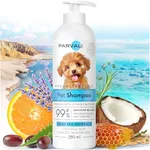 PARVALI Natural Dead Sea Hypoallergenic Pet Shampoo (250 ml, 8.45 fl oz). for Puppies, Kittens or Seniors with Allergies or Sensitive, Delicate Skin. Minerals Rich, Extra-Scented Formula. Enjoy!