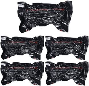 Rehcull Israeli Bandage 6 inch, Hemostatic Compression Bandages with Sterile Double Vacuum Sealed, Emergency Pressure Trauma Dressing Military Combat Tactical First Aid Kit IFAK Supplies, 5 Pack