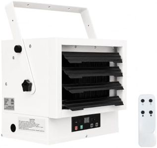 VILLABROT 10000W Electric Garage Heater with Remote, Wall/Ceiling Mounted, 1-9H Timer, 2 Heat Settings, Digital Thermostat, Overheat Protection, 240 Volt, Ideal for Workshop & Garage