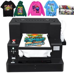 A3 DTG Printer for Tshirt Textile Clothes Bags Printing Machine Garment DTF Flatbed Printers for Black T-Shirt Jeans XP600