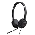 Yealink UH37 Professional USB Headset with Microphone for PC Laptop Noise Cancelling & Volume Control VoIP Skype MS Teams Online Conference