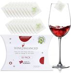 Wine Sensitivity Filter (18-Pack) Wine Sulfite Purifiers - Natural Sulfite Removing Ingredients Prevention Purifier Wine Filters Stops Red Wine Headaches