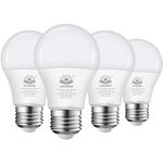 YAOHENG A19 LED Light Bulb, 75W Equivalent LED Bulb, 11W 4000K Neutral White, 1100 Lumens, Non-Dimmable Light Bulbs, CRI 85+, No Flicker E26 Base Bulbs for Home Office, 4-Pack