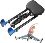MERACH Split Machine, Stretching Equipment for Flexibility, 180° Leg Stretcher with 6-Level Length Adjustment & Comfortable Pad, Home Stretch Machine for Dance, Gymnastics, 300lbs Capacity (Black)