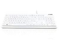 AccuMed Value Keyboard - 105 Key IP68 Sealed Antibacterial Medical Keyboard