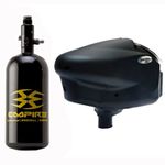 Empire Invert Halo Too Loader and 48ci HPA Paintball Tank Combo