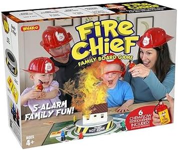 Prank Pack Prank Gift Box, Fire Chief Family Board Game, Wrap Your Real Present in a Funny Authentic Prank-O Gag Present Box, Novelty Gifting Box for Pranksters
