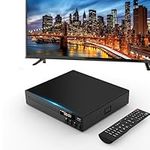 Compact DVD Player with HDMI Port, Full HD 1080P DVD Player for TV Support NTSC/PAL System, Integrated USB Port, Region Free DVD Player Compatible with Smart TV/Sound System