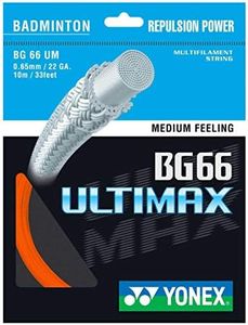 YONEX BG 66 Ultimax Badminton String Orange