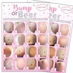 Pink Bee Parties - Baby Shower Game - Bump or Beer 20 Player (Pink)