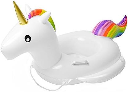 Unicornio Flotador Hinchable para Bebé Piscina Inflable Juguete Flotador para1-6 Años Niños