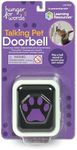 Hunger For Words Talking Pet Doorbell - 1 Piece Doorbell for Dogs, Doggie Doorbell, Perfect for Dog Training, Dog Buttons for Communication