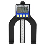 Electronic Height Depth Gauge Digital Display Woodworking Ruler Measure Tool 0‑80mm Digital Height Meter Depth Caliper