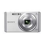 Sony DSCW830 Digital Compact Camera - Silver (20.1MP, 8x Optical Zoom) 2.7 inch LCD (Renewed)