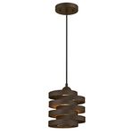 Westinghouse Lighting 63693 One-Light Indoor Pendant, Oil Rubbed Bronze Finish with Clear Glass