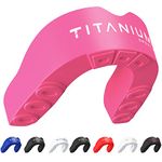 Titanium Sports Premium Mouth Guard - Slim Fit Sports Mouth Guard with Case - Gum Shield for Jaw Protection in Contact Sports - Durable Boxing, MMA, Judo, Karate, Rugby, Hockey, Football Mouthguard