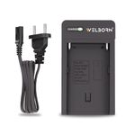 Welborn Camera Battery Charger for Sony NP-F980 Battery Compatible with Sony CCDSC5,SC55,SC65,CCDTR500E-TR3300,CCDTRV5-TRV900,VX1000-VX2100,DSR200-300, FX7-FX1000,HVRZ5-Z7,HXR-MC1500-MC2000,HXRNX5,NX5