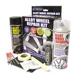 MP Essentials Car Professional Wheel Rim Refurbishment Restore Alloy Wheel Repair Kit for Damage, Scuffs & Srapes (Motorsport Black)