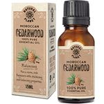 Natural Planet Moroccan Cedarwood Essential Oil 15ML Natural 100% Pure & Undiluted Therapeutic Grade Pure, Cruelty Free