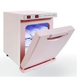 HYTOBP Hot Towel Warmer for Spa, Thermostatic Towel Heater, 2-in-1 Professional Mini Towel Warmer, Beauty Salon and Spa Towel Warmers for Facial.(5.5L-Pink)