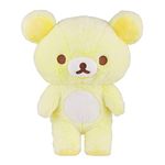 Rilakkuma San-X Original Long Pile Sherbet Series Plush - Yellow - 15-inch