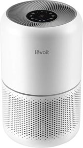 LEVOIT Air Purifier for Bedroom Home, CADR 187 m³/h, 80m², with HEPA & Carbon Filters removes Pollen Allergies Dust Smoke, Air Cleaner with Timer, Quiet 24dB Sleep Mode, Core 300