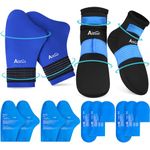 Atsuwell Cold Therapy Socks & Hand Ice Pack Cold Gloves for Chemotherapy Neuropathy, Chemo Care Package for Women and Men, Ideal for Plantar Fasciitis, Carpal Tunnel, Arthritis Hand Pain Relief, S/M