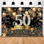 Sensfun 8x6ft Happy 50th Birthday P