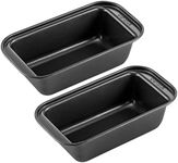 CHEFMADE Bread Loaf Pan, Nonstick Meatloaf Small Pan, 3.1" x 5.8", Set of 2