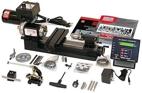 Sherline 4100B-DRO METRIC Lathe with Factory Installed DRO + the"B" Package + Upgrade Headstock Bearings to C5