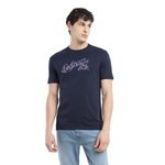 Levi's Men's Crew Neck Regular Fit Brand Logo T-Shirts Navy