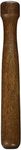 Winco Wooden Muddler, Lacquered Walnut (Set of 2)