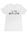 Pranawan Clothing 180 GSM Bio-Wash Cotton T-Shirt - Comfortable and Sustainable Tee for Everyday Wear I Am Bride Design White