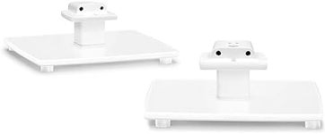 2pcs White Speakers Table Stand Com