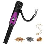 INKBIRDPLUS Metal Detector Pinpointer with LCD Display Signal Level, High Accuracy and 360° Search Handheld Pinpointing Finder 3 Modes, 50Ft Waterproof Depth for Adults and Kids