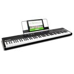 Alesis Recital 88 Key Digital Piano Keyboard with Semi Weighted Keys, Built-In Speakers and Piano Lessons
