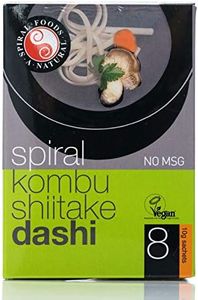 Spiral Foods Instant Kombu Shiitake Dashi Vegan Sachets 8 x 10 g