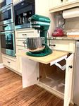 Kitchen Appliance Lift in White