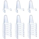 24 Packs(2.3 Inch Tall) Mini Clear Acrylic Easel Stands, Card Display Stand,Coin Display Easel, for Display Magnetic Card Holder,Challenge Medals, Photo Display,Baseball Sports Trading Cards