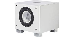 REL Acoustics T/7x Subwoofer, 8 inch Front-Firing Driver, Arrow™ Wireless Port, High Gloss White