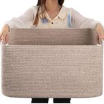 OIAHOMY 75L Large Blanket Basket, W